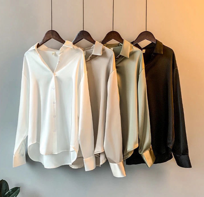 MYRA BLOUSE - Elegant silk blouse for women in a luxurious design