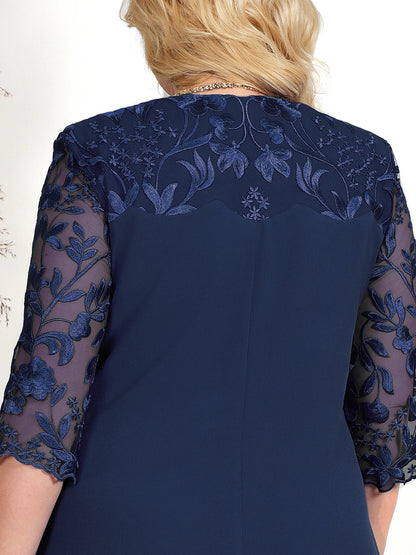 GRACE GALA DRESS - Elegant embroidered oversized banquet dress