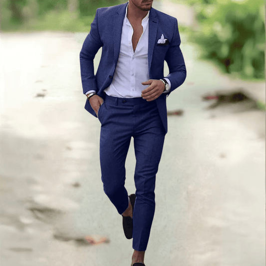 Carvelli Suit – Elegant Men's Suit Set in Slim Fit for Business & Events