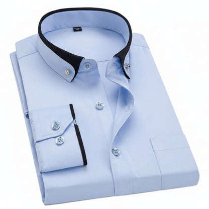 GENTLEFORM SHIRT - Elegante camicia a maniche lunghe da uomo con comfort e stile