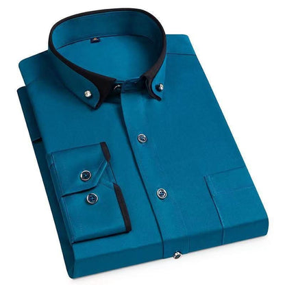 GENTLEFORM SHIRT - Elegante camicia a maniche lunghe da uomo con comfort e stile