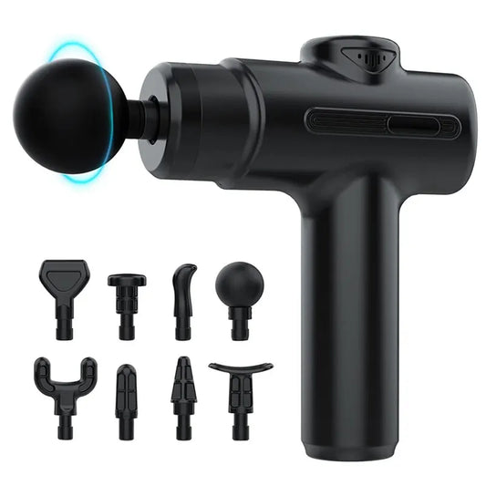 DeepFlex 8 – Pistola da massaggio elettrica con 8 testine per massaggio dei tessuti profondi