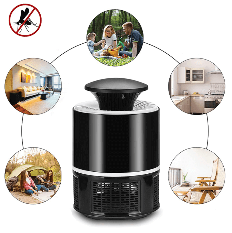 MosquiTrap - Quiet UV mosquito lamp with USB & anti-shock system