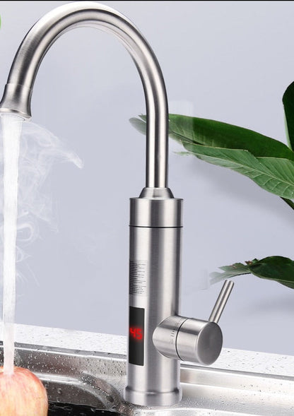 Grifo de cocina HEATFLOW – Grifo eléctrico de cocina con agua caliente y fría directa al instante pulsando un botón