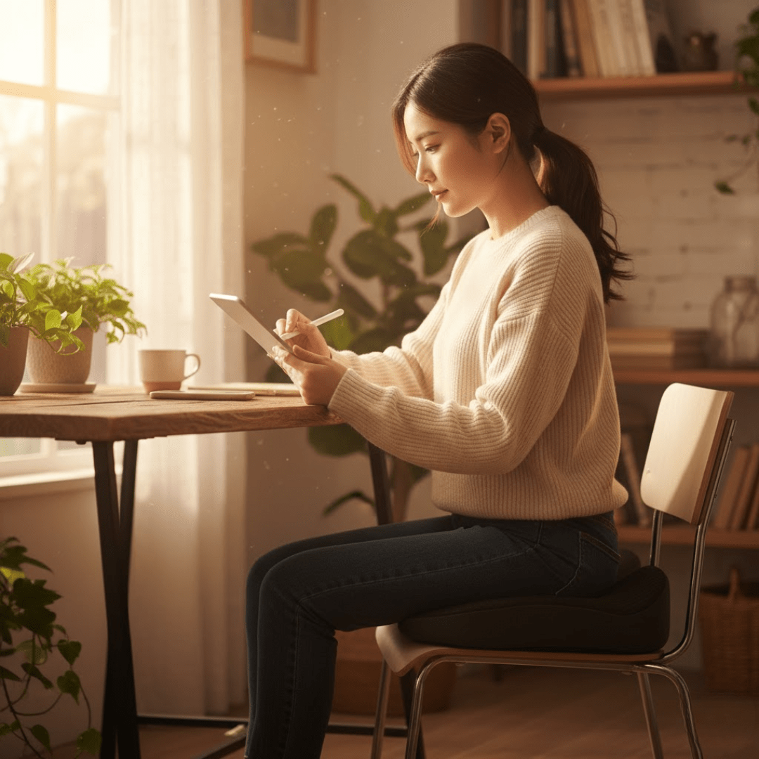 ErgoSit - Ergonomisches Sitzkissen für Schmerzlinderung und Stuhlkomfort 2