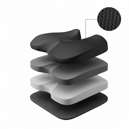 ErgoSit - Ergonomisches Sitzkissen für Schmerzlinderung und Stuhlkomfort 6