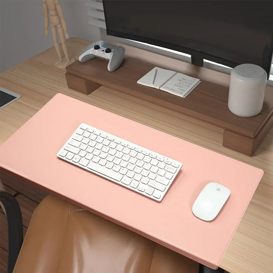 DeskComfort – Sottopad da scrivania ergonomico in pelle PU con supporto per polso