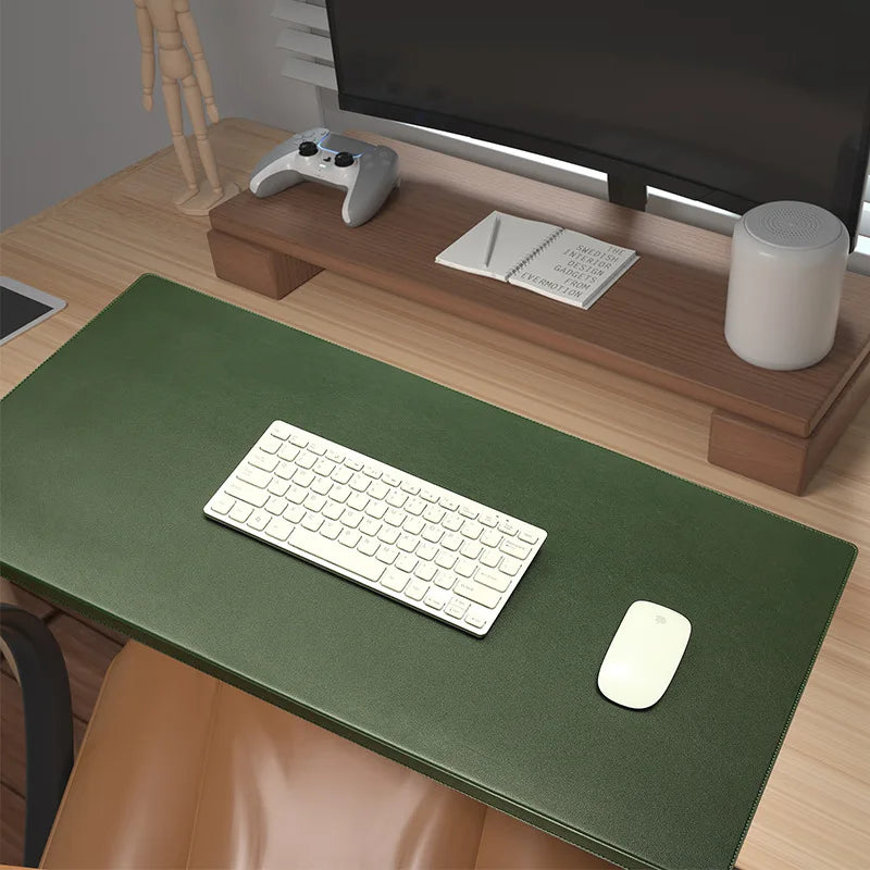 DeskComfort – Ergonomische PU-Leder Schreibtischunterlage mit Handgelenkstütze