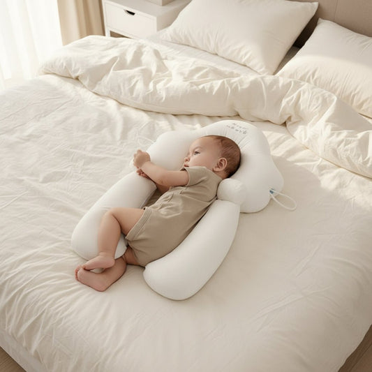 Ergonomisches Babykissen für Neugeborene – Anpassbar, Atmungsaktiv, Memory-Schaum 0