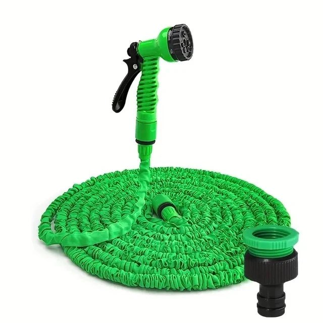 Erweiterbarer Gartenschlauch Flexibel mit 7 Sprühfunktionen – Hochdruck Wasserschlauch 60m 7