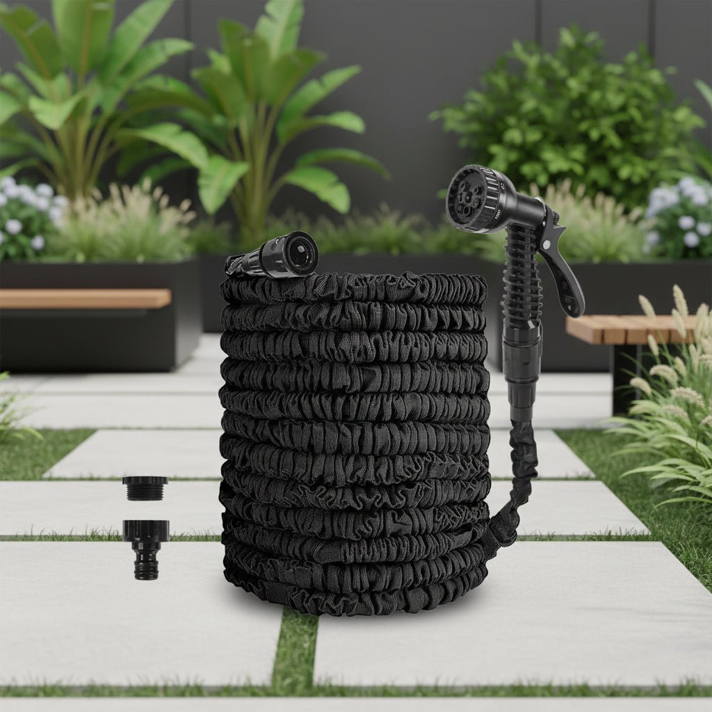 HYDROFLEX PRO – Expandable Garden Hose with 7 Spray Functions