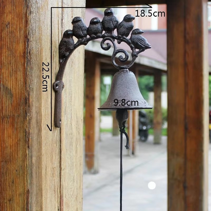 EUROVINT Bell - Classic cast iron doorbell in vintage style for stylish entrances