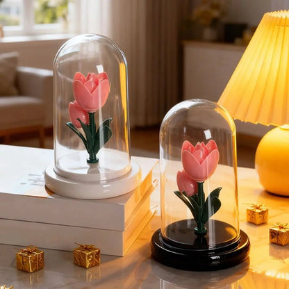 Ewige Tulpenlampe - Romantische Tischlampe mit LED für Hochzeiten und Dekoration 1