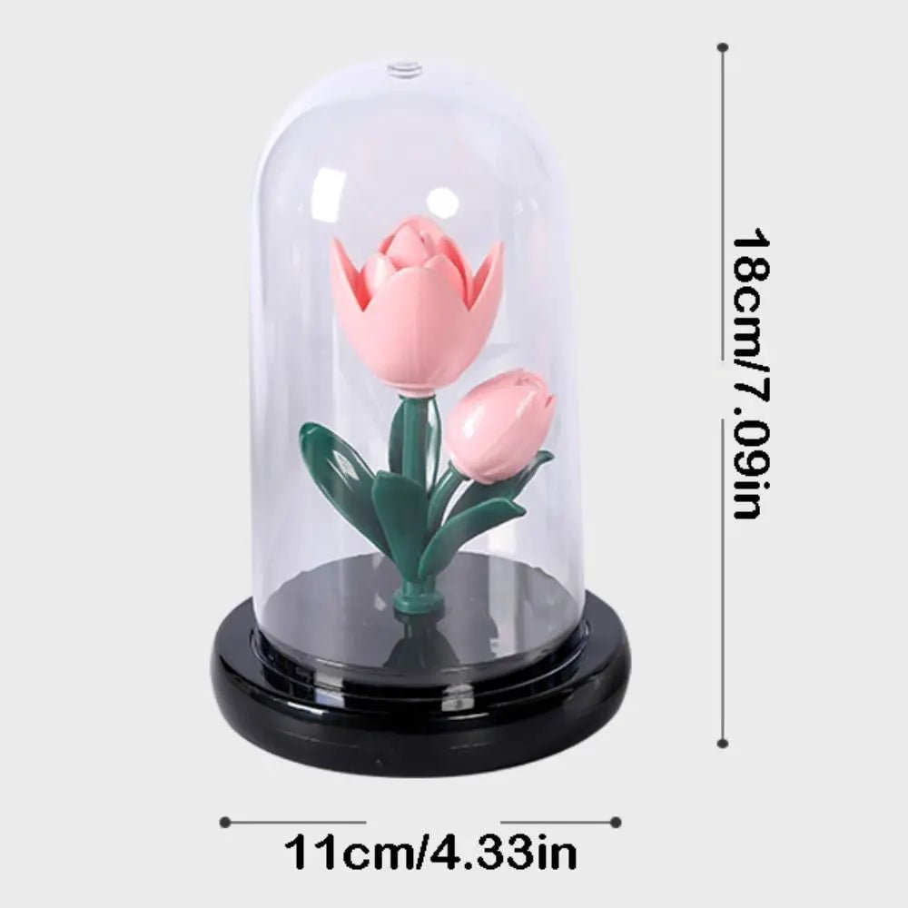 Ewige Tulpenlampe - Romantische Tischlampe mit LED für Hochzeiten und Dekoration 4