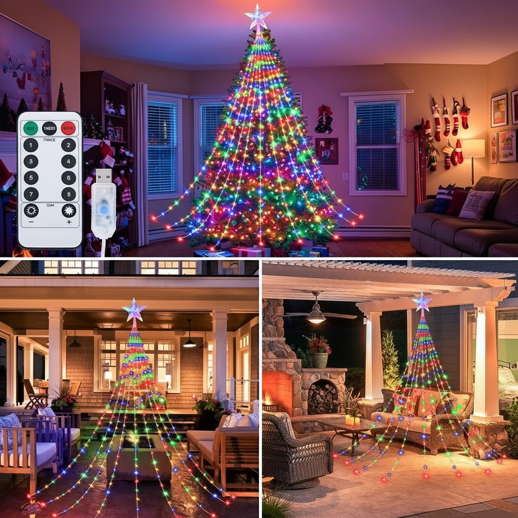 FAIRYFLOW – Wasserdichte LED-Weihnachtsbeleuchtung mit 8 festlichen Modi 6