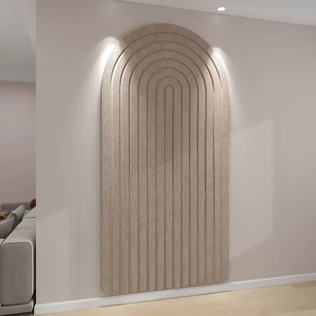 FELTWAVE – Gebogene Filz-Pinnwand für stilvolle Wanddekoration und Organisation 0