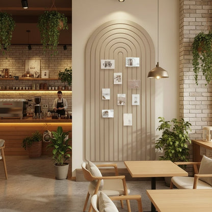 FELTWAVE – Gebogene Filz-Pinnwand für stilvolle Wanddekoration und Organisation 1