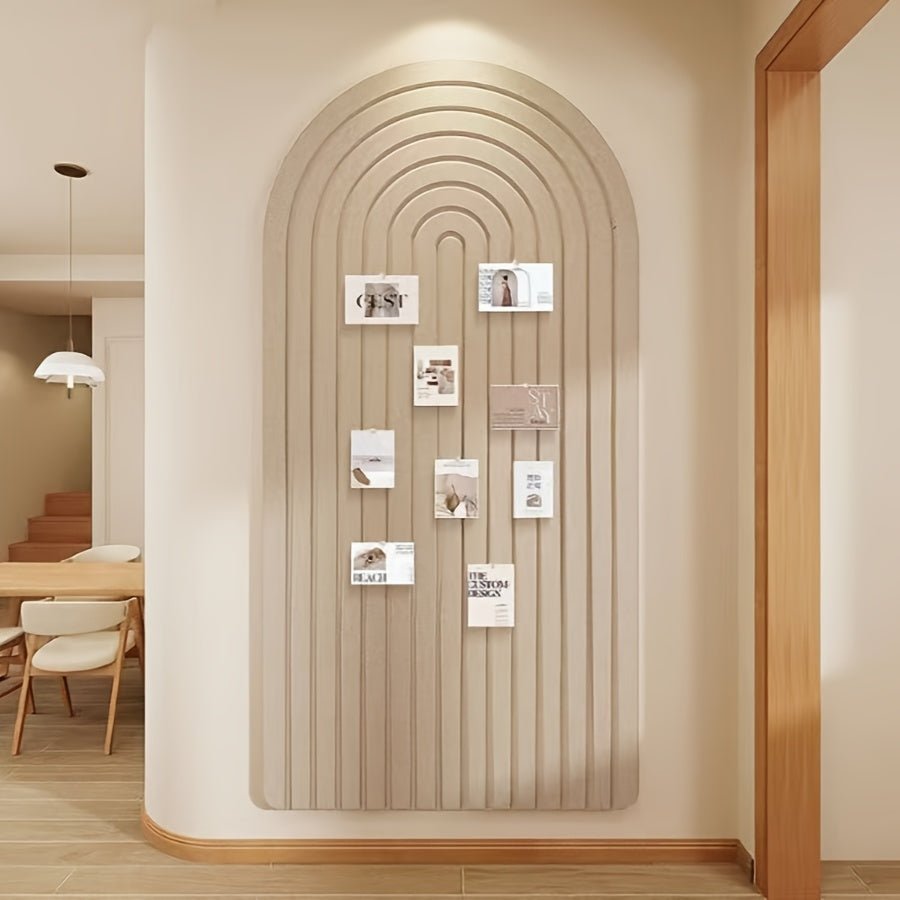 FELTWAVE – Gebogene Filz-Pinnwand für stilvolle Wanddekoration und Organisation 2