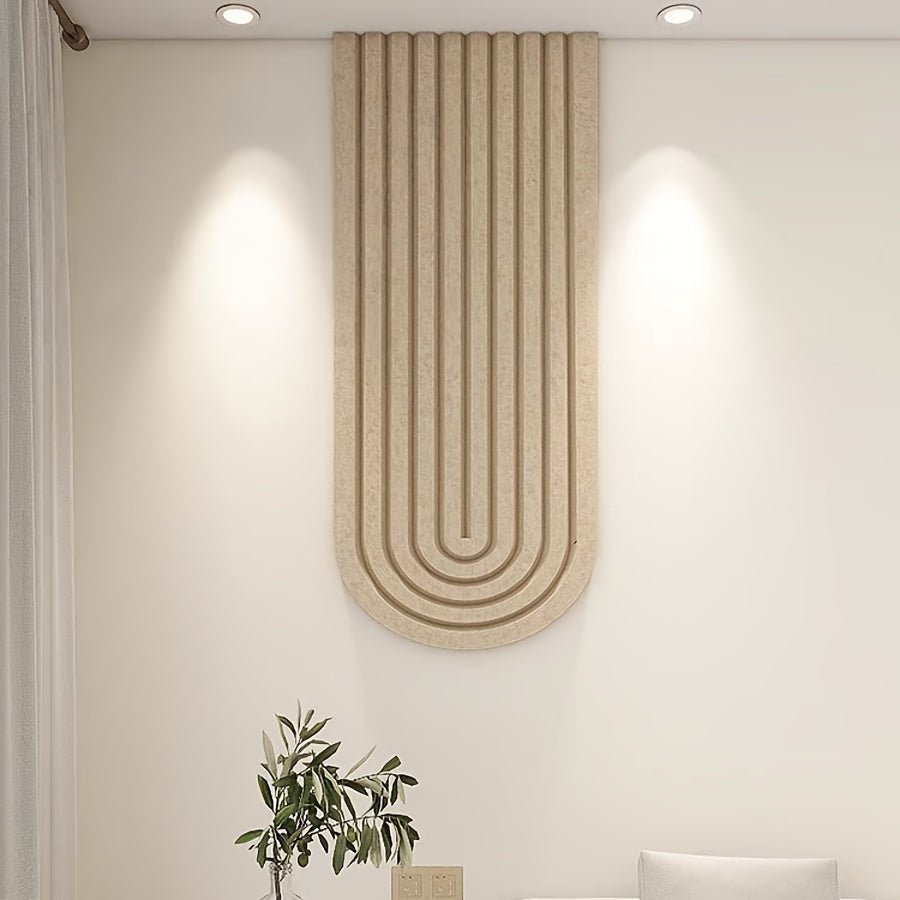 FELTWAVE – Gebogene Filz-Pinnwand für stilvolle Wanddekoration und Organisation 6