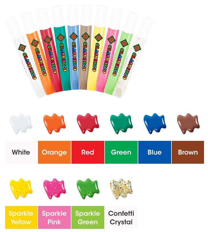 FESTIGLASS – DIY Weihnachts-Glasmalerei-Set für Kinder & Erwachsene 2