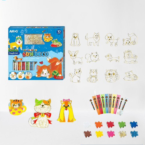 FESTIGLASS – DIY Weihnachts-Glasmalerei-Set für Kinder & Erwachsene 9