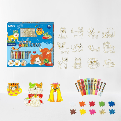 FESTIGLASS – DIY Weihnachts-Glasmalerei-Set für Kinder & Erwachsene 9