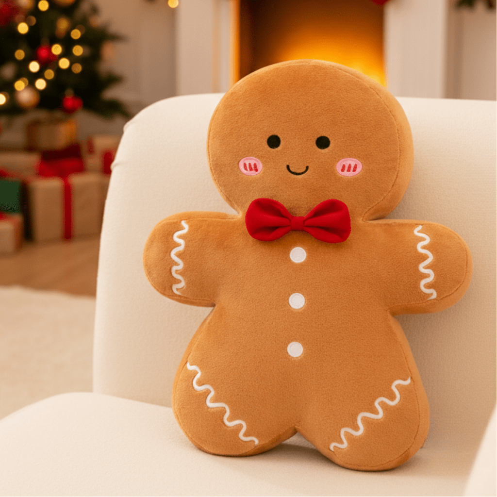 FESTIVEGINGER – Weiches Lebkuchenkissen für ein fröhliches Weihnachtsfest 0