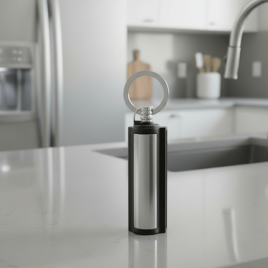 FIREKEY – Wasserdichter Metall-Feuerstarter-Schlüsselanhänger für Outdoor-Abenteuer 0