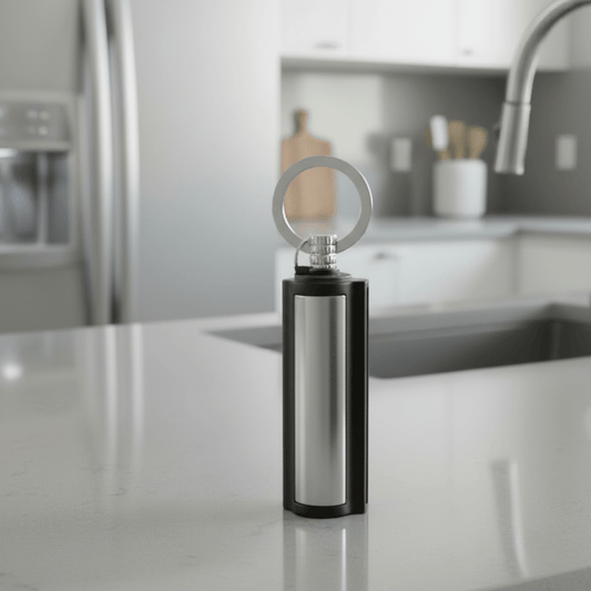 FIREKEY – Wasserdichter Metall-Feuerstarter-Schlüsselanhänger für Outdoor-Abenteuer 0