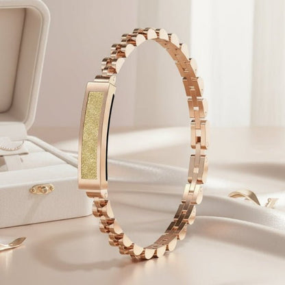 GLAMTRACK – Elegantes brazalete inteligente para damas con modos multi-deporte