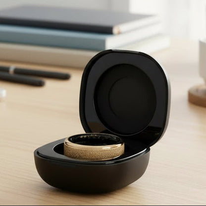 FITCIRCLE – Smartring mit Ladecase für Damen und Herren, Gesundheits-Tracking, 5 ATM wasserdicht 0