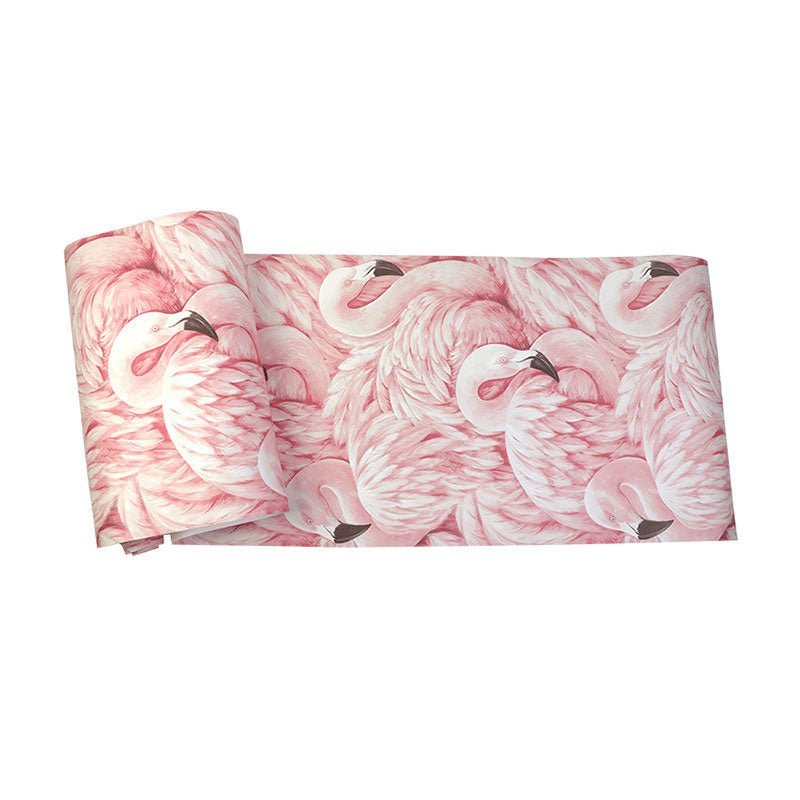 FLAMINGLOW – Tapetenrolle „Tropischer Flamingo“ für Mädchenzimmer, Zartrosa, 10 m x 52 cm 4