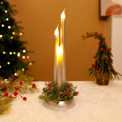 FLAMINIX – Flammenlose LED-Weihnachtskerzen mit realistischem Flackerlicht 2