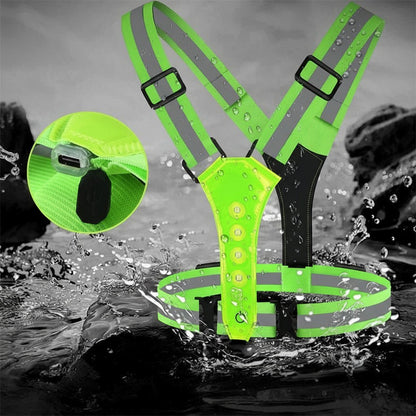 FLASHRUN – Hochsichtbare LED-Weste mit USB-wiederaufladbaren Leuchten 3