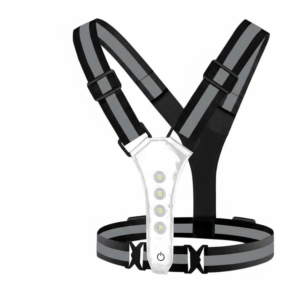 FLASHRUN – Hochsichtbare LED-Weste mit USB-wiederaufladbaren Leuchten 8