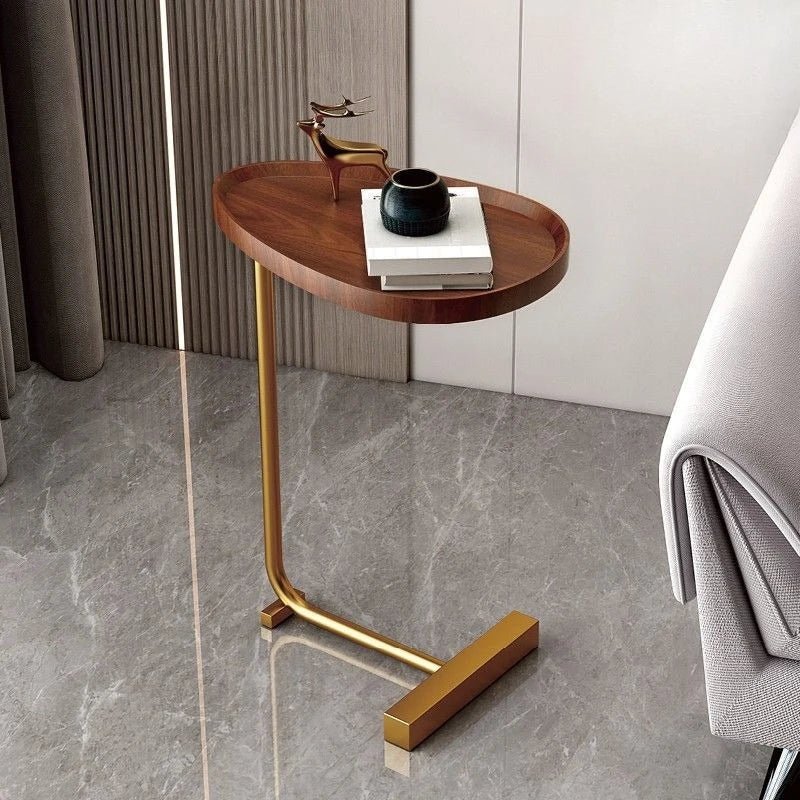 FLEXIBLER, tragbarer C-förmiger Beistelltisch für Sofa, Bett und Arbeitsplatz 7