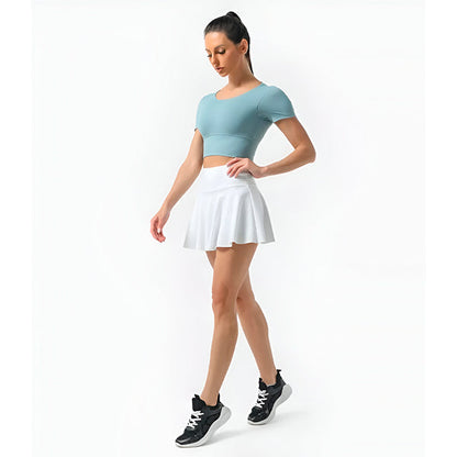 FLEXISKIRT - Sporty women's skirt with integrated shorts and bag for active days