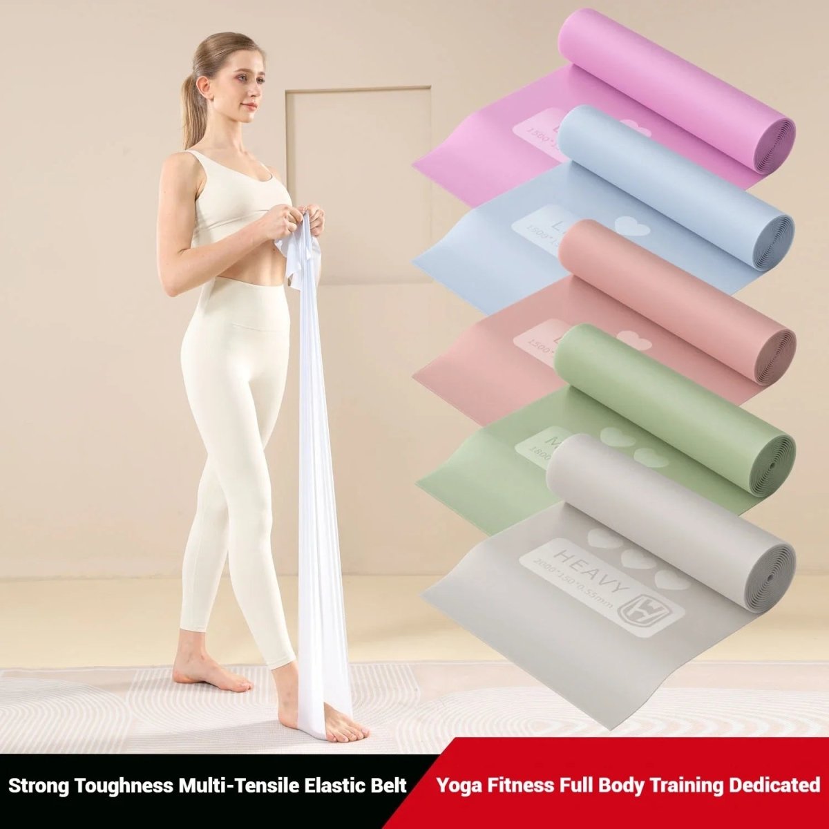 FLEXSTRAP – Dehnwiderstandsband für Yoga- und Fitness-Anfänger 2