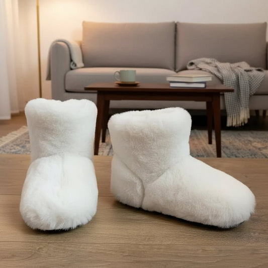 FLOORCOZY – Plüschige Winterpantoffeln für Damen und Herren mit weicher, strapazierfähiger Sohle 0