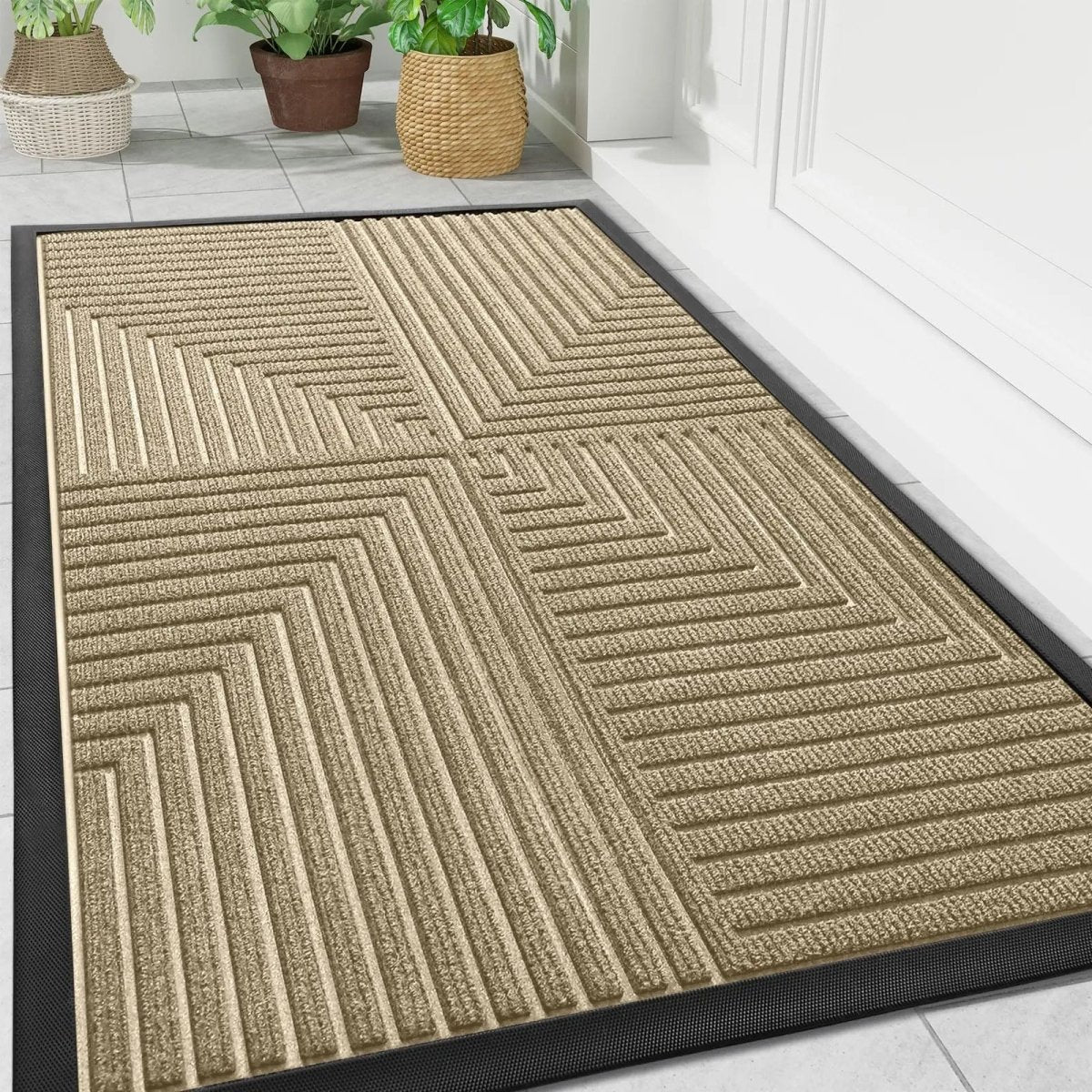 FLOORMAXX – Strapazierfähige, schmutzabweisende Fußmatte mit rutschfester Unterseite 4