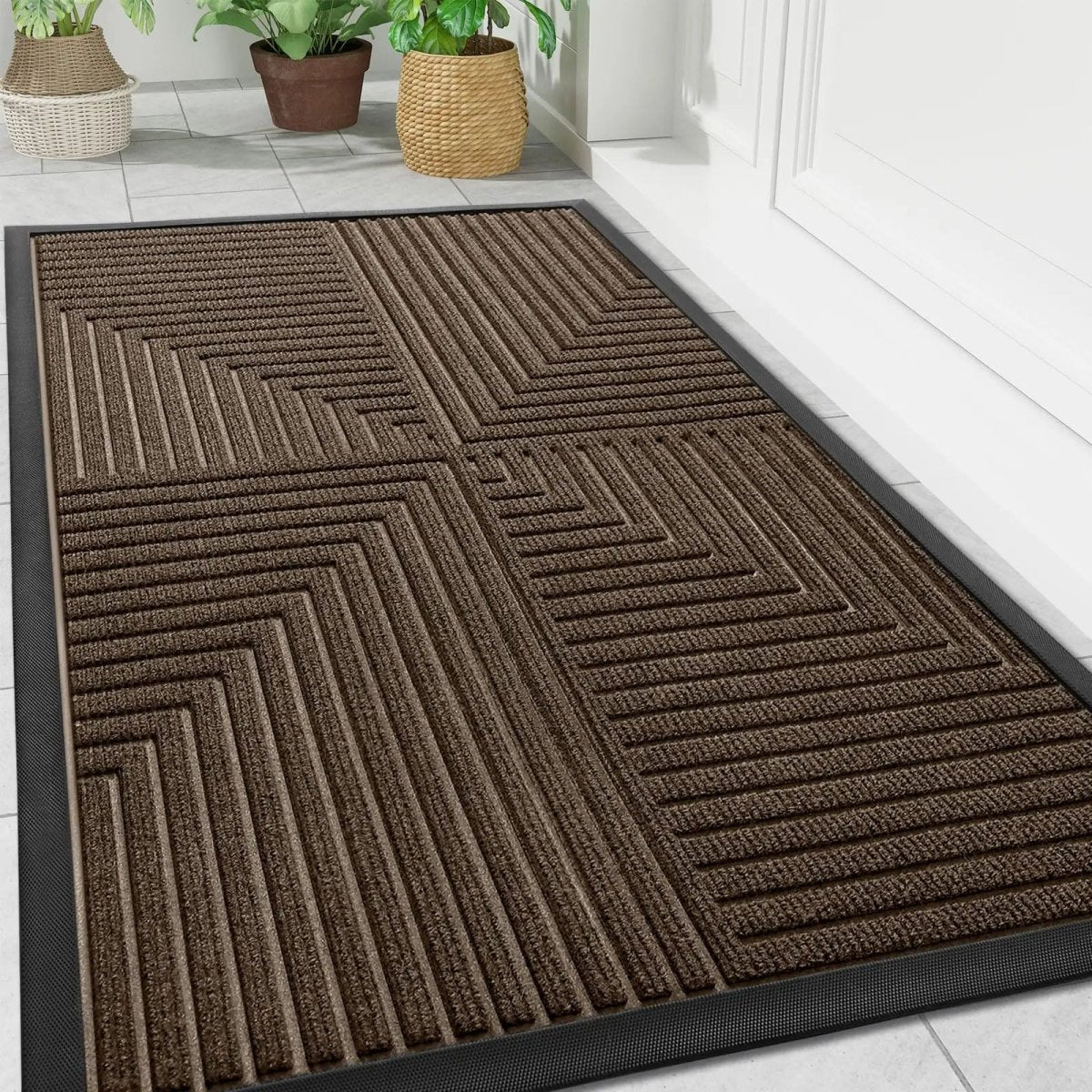 FLOORMAXX – Strapazierfähige, schmutzabweisende Fußmatte mit rutschfester Unterseite 5