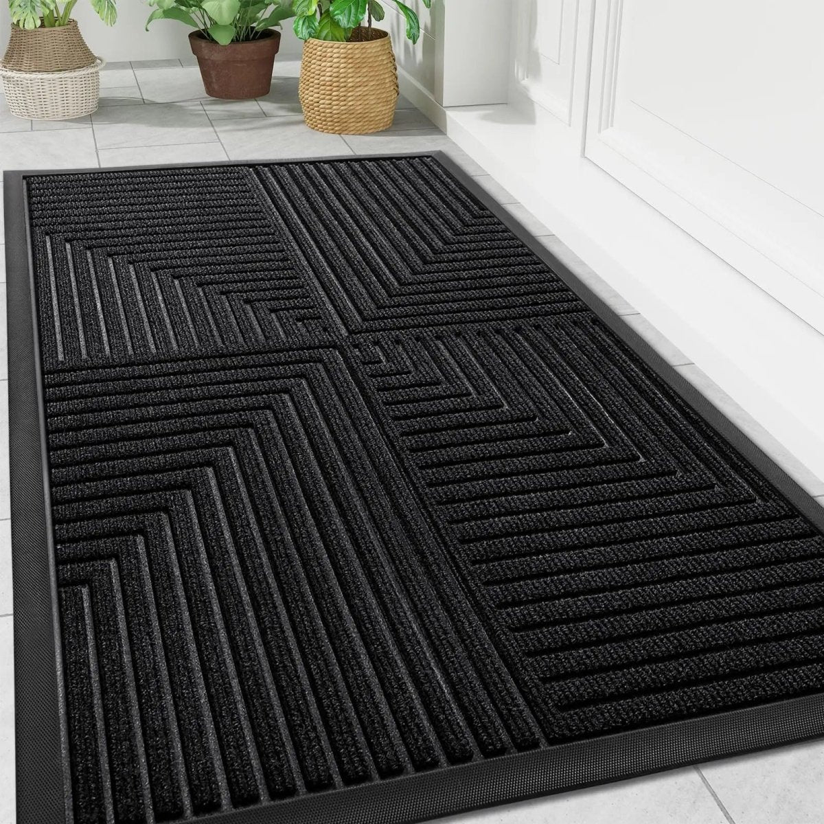 FLOORMAXX – Strapazierfähige, schmutzabweisende Fußmatte mit rutschfester Unterseite 7