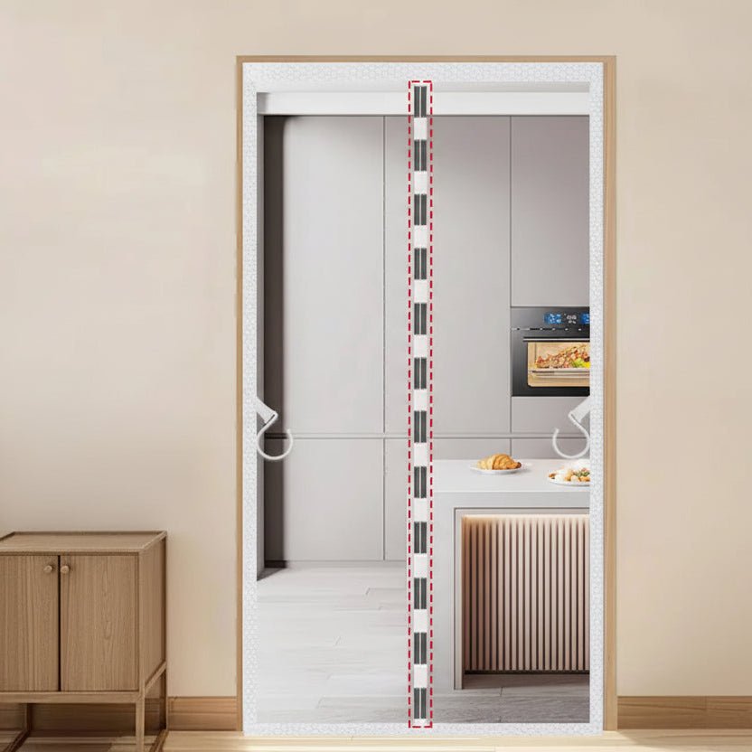 FLOWBLOC – Transparenter, winddichter Trennvorhang für Klimaanlagen 3