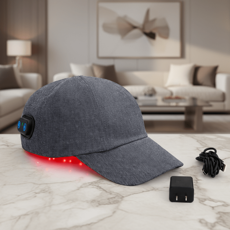 FOLIGLOW – Infrarot-LED-Haarwuchskappe mit Rotlichttherapie 0