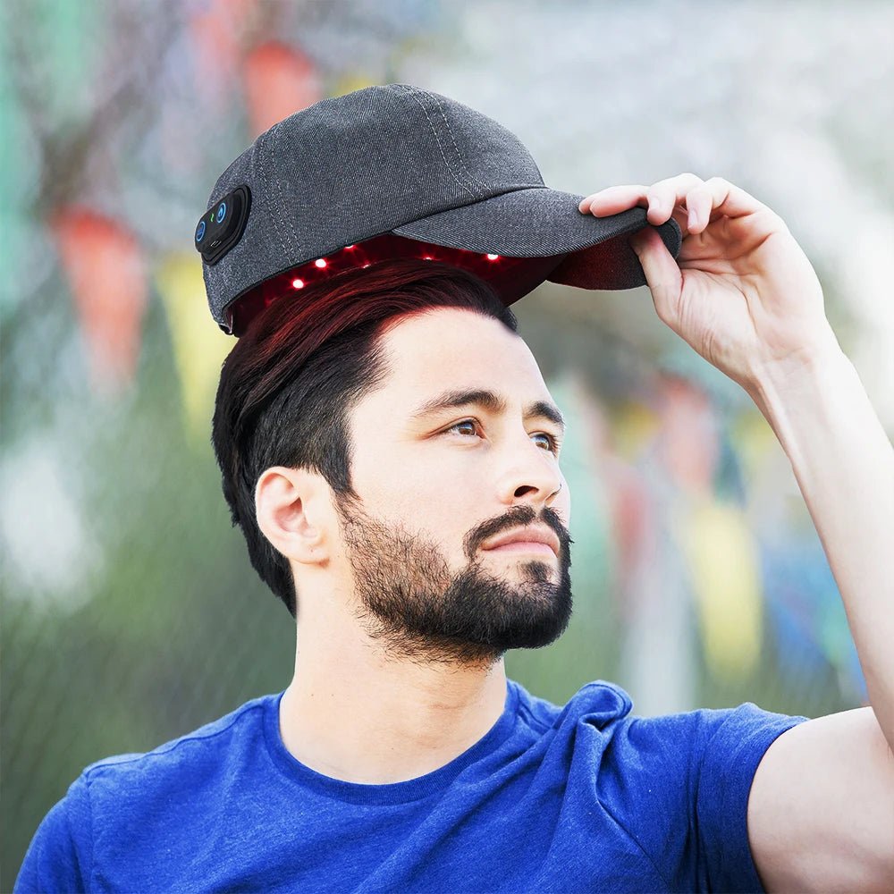 FOLIGLOW – Infrarot-LED-Haarwuchskappe mit Rotlichttherapie 4