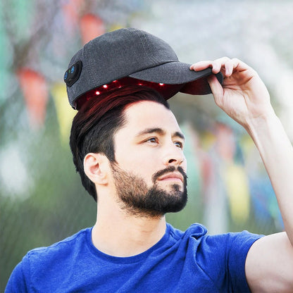 FOLIGLOW – Infrarot-LED-Haarwuchskappe mit Rotlichttherapie 4