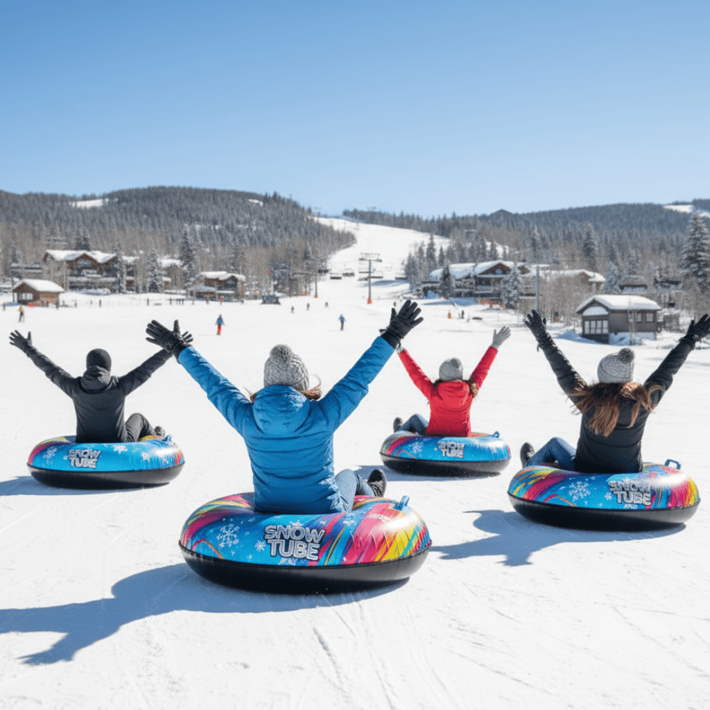FROSTRIDER – Aufblasbarer Schneereifen mit stabilen Griffen für rasanten Winterspaß 1