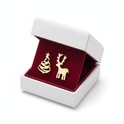 FROSTSPARK – Elegante 925 Silber Weihnachtsohrstecker mit festlichem Glanz 1