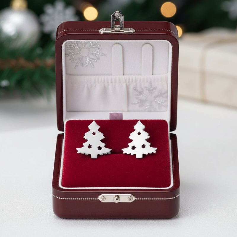 FROSTSPARK – Elegante 925 Silber Weihnachtsohrstecker mit festlichem Glanz 4
