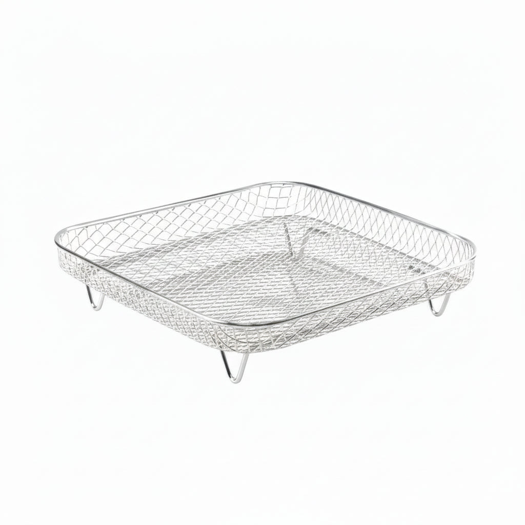 FRYGRID – Antihaft-Einsatz für Heißluftfritteusen mit stapelbarem, erhöhtem Rost 10